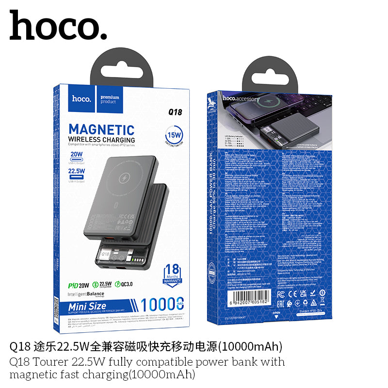 HD_SYNC:Q18 Tourer 22.5W fully compatible power bank with magnetic fast charging(10000mAh)(UN)
