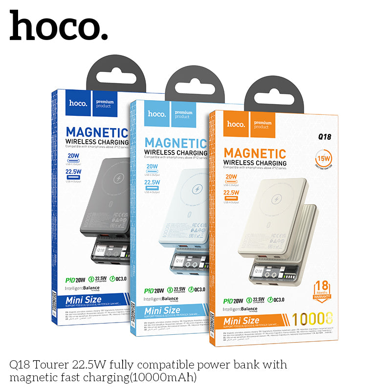 HD_SYNC:Q18 Tourer 22.5W fully compatible power bank with magnetic fast charging(10000mAh)(UN)