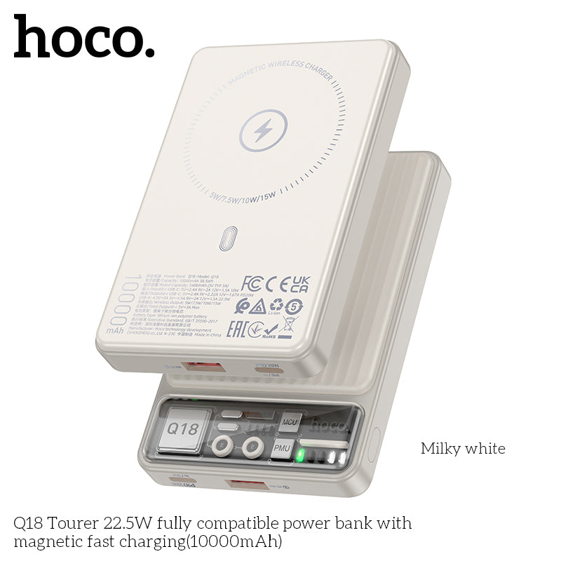 HD_SYNC:Q18 Tourer 22.5W fully compatible power bank with magnetic fast charging(10000mAh)