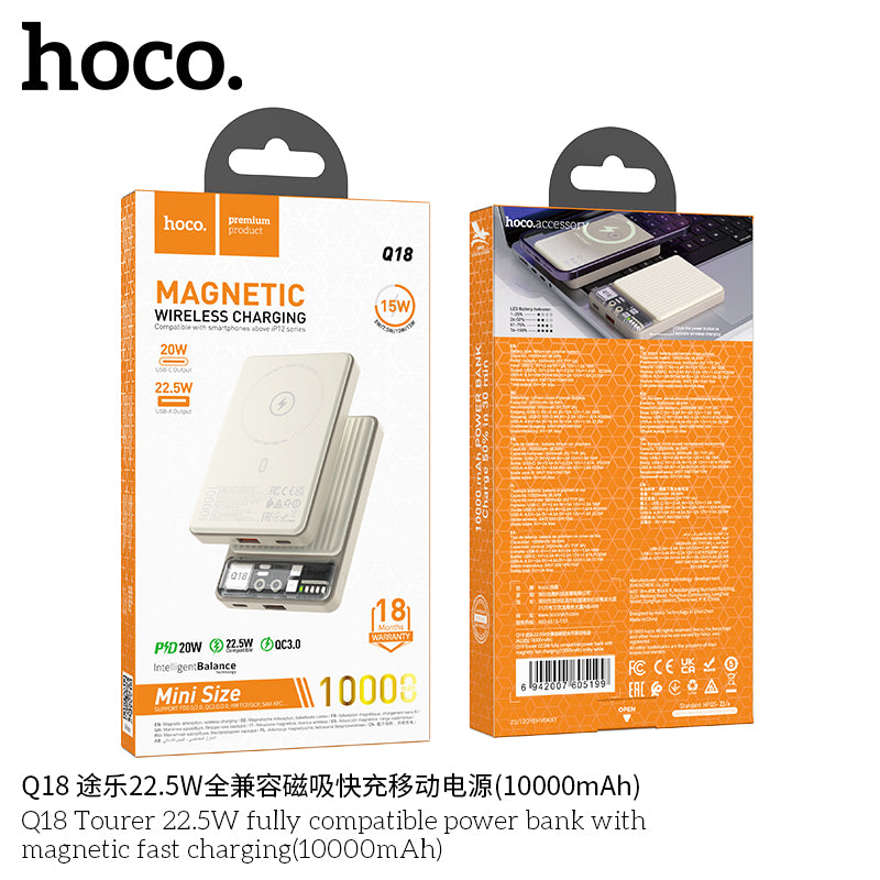 HD_SYNC:Q18 Tourer 22.5W fully compatible power bank with magnetic fast charging(10000mAh)(UN)