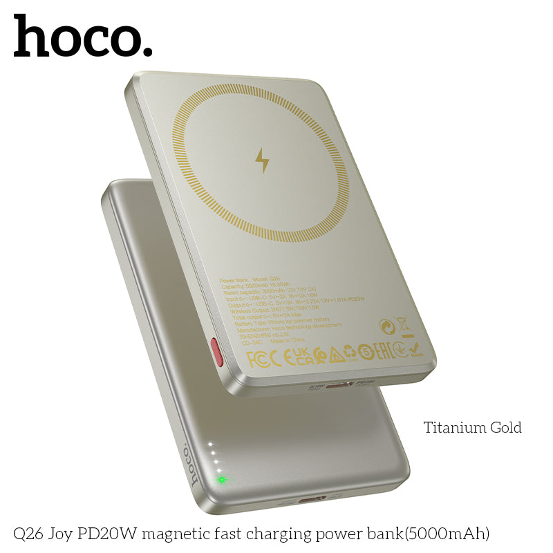 HD_SYNC:Q26 Joy PD20W magnetic fast charging power bank(5000mAh)