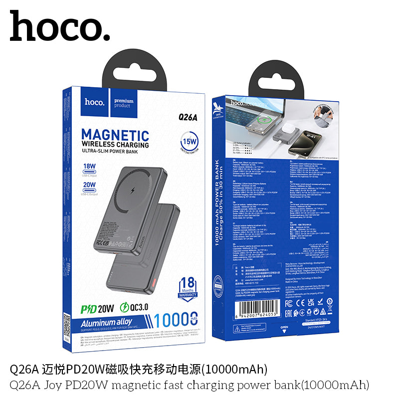 HD_SYNC:Q26A Joy PD20W magnetic fast charging power bank(10000mAh)