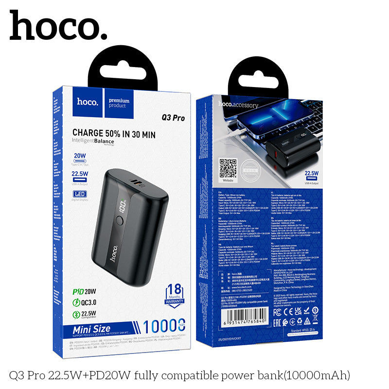 HD_SYNC:Q3 Mayflower PD20W+QC3.0 power bank(10000mAh)