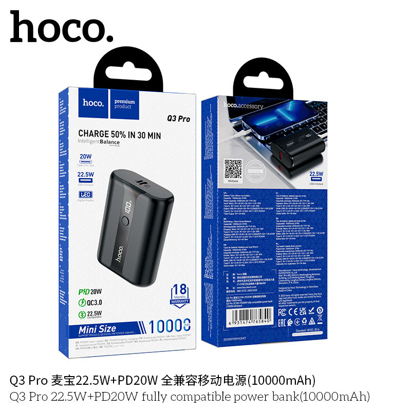HD_SYNC:Q3 Mayflower PD20W+QC3.0 power bank(10000mAh)