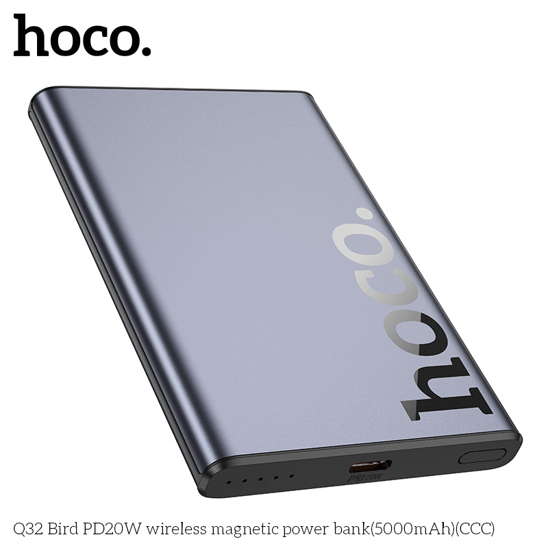 HD_SYNC:Q32 Bird PD20W wireless magnetic power bank(5000mAh)（CCC)
