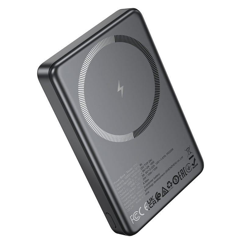 HD_SYNC:Q34 Clever PD20W magnetic fast charging power bank with digital display(10000mAh)(UN)