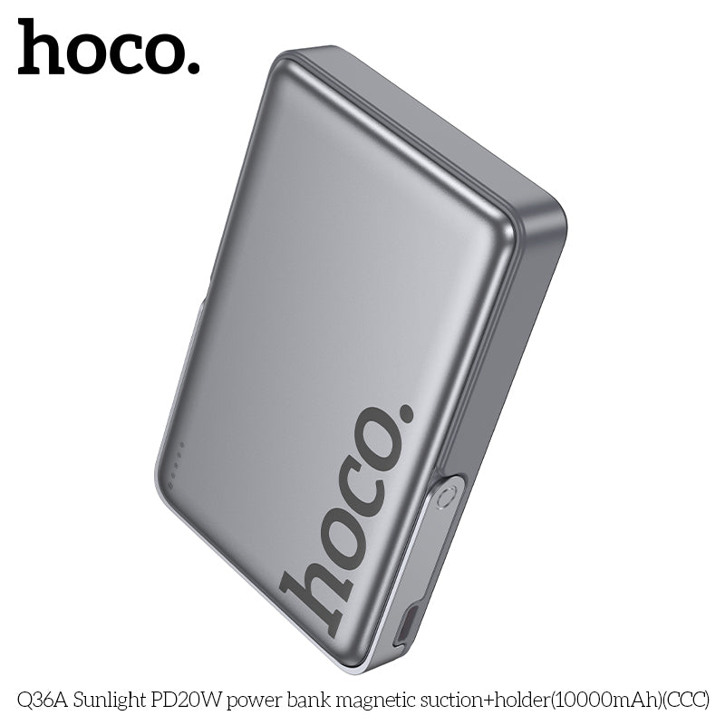 HD_SYNC:Q36A Sunlight PD20W power bank magnetic suction+holder(10000mAh)（CCC)