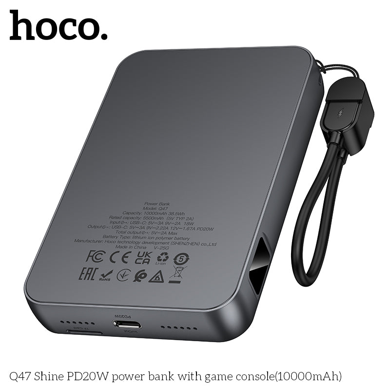 HD_SYNC:Q47 Shine PD20W power bank with game console(10000mAh)(UN)