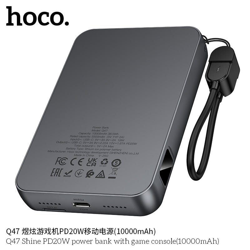 HD_SYNC:Q47 Shine PD20W power bank with game console(10000mAh)(UN)