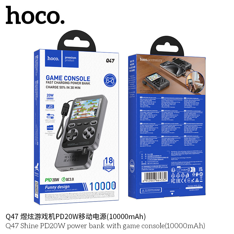 HD_SYNC:Q47 Shine PD20W power bank with game console(10000mAh)(UN)
