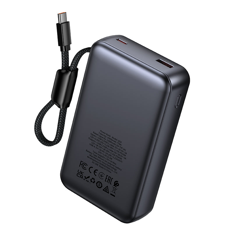 HD_SYNC:Q54 Shine PD45W power bank with cable(20000mAh)