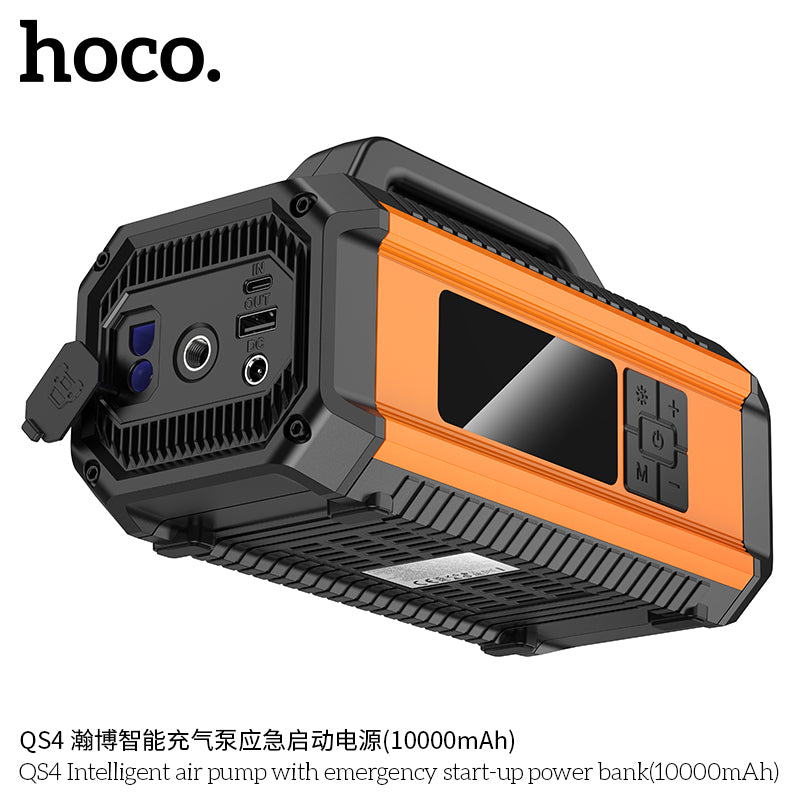 HD_SYNC:QS4 Intelligent air pump with emergency start-up power bank(10000mAh)