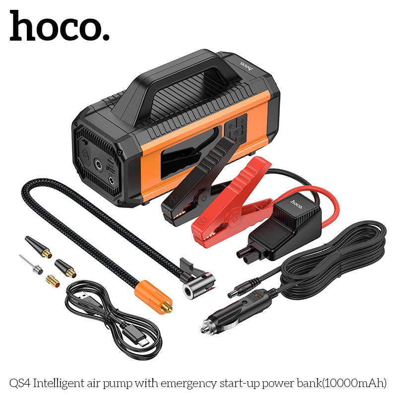 HD_SYNC:QS4 Intelligent air pump with emergency start-up power bank(10000mAh)