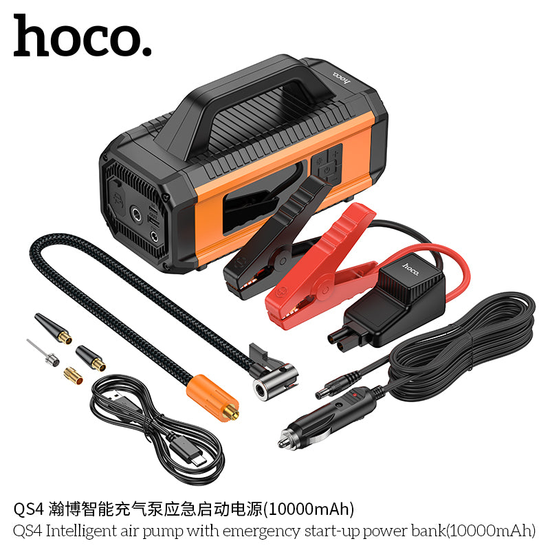 HD_SYNC:QS4 Intelligent air pump with emergency start-up power bank(10000mAh)