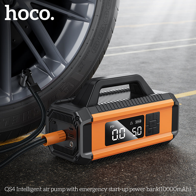 HD_SYNC:QS4 Intelligent air pump with emergency start-up power bank(10000mAh)