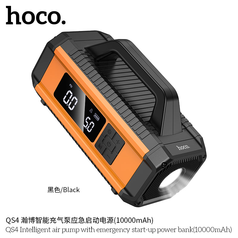 HD_SYNC:QS4 Intelligent air pump with emergency start-up power bank(10000mAh)