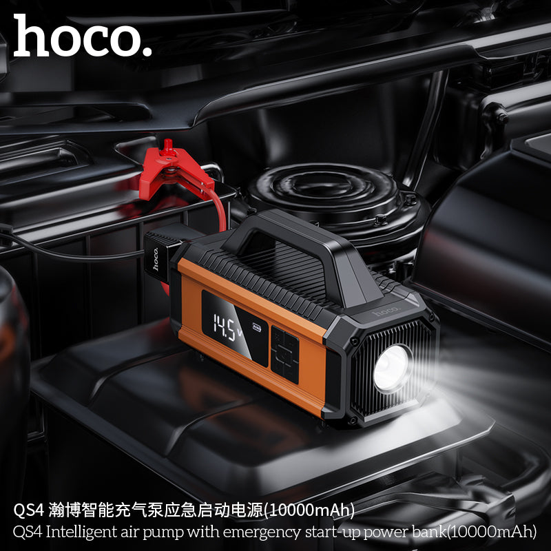 HD_SYNC:QS4 Intelligent air pump with emergency start-up power bank(10000mAh)