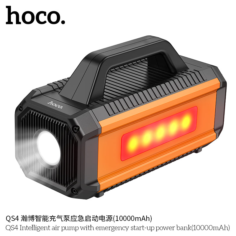 HD_SYNC:QS4 Intelligent air pump with emergency start-up power bank(10000mAh)