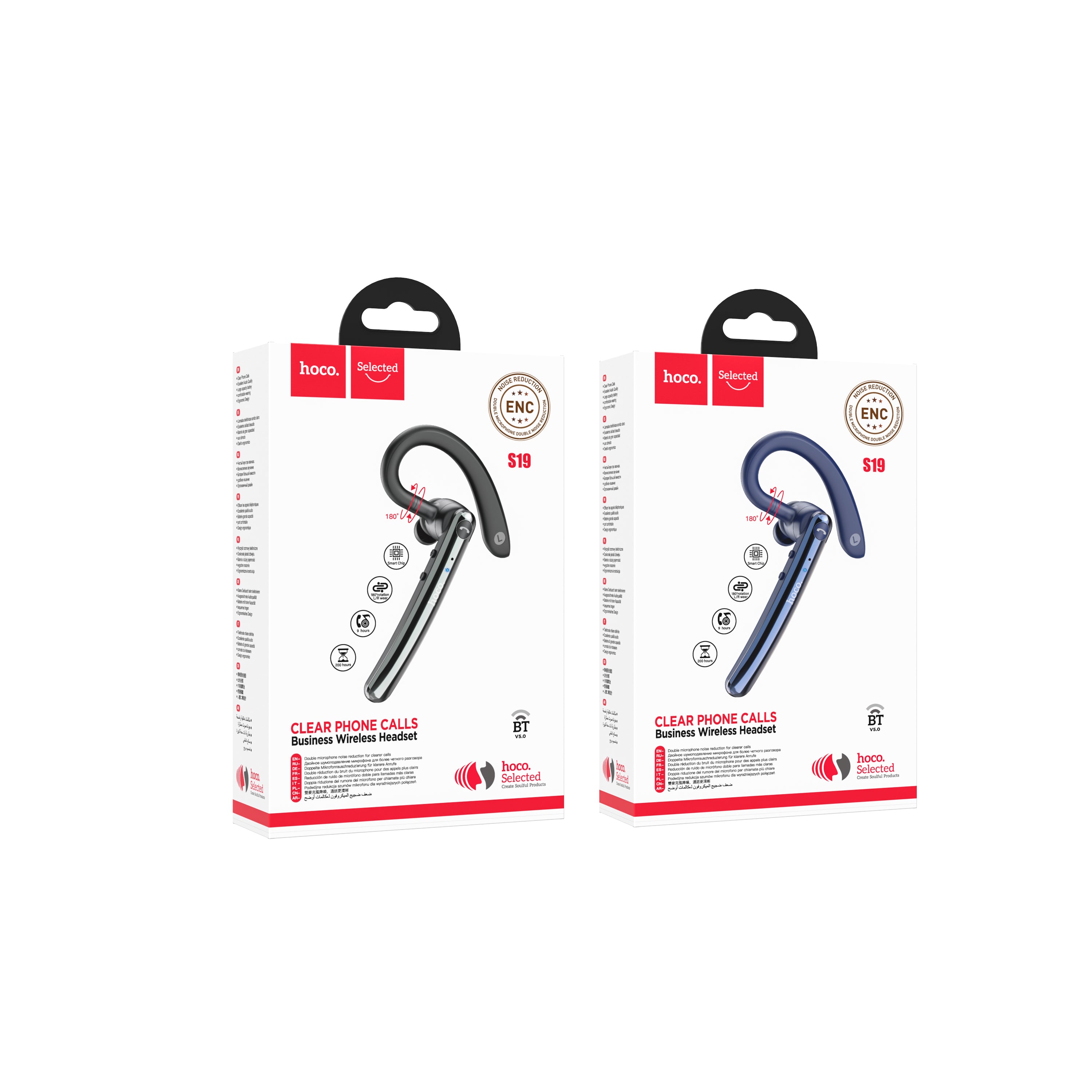 HD_SYNC:S19 Heartful ENC noise cancelling BT headphones