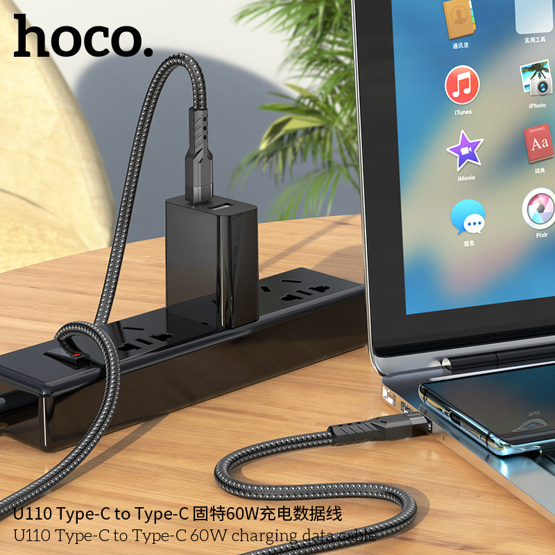 HD_SYNC:U110 Type-C to Type-C 60W charging data cable