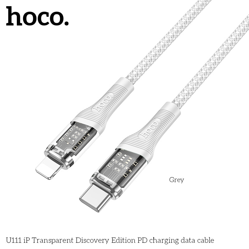 HD_SYNC:U111 iP Transparent Discovery Edition PD charging data cable
