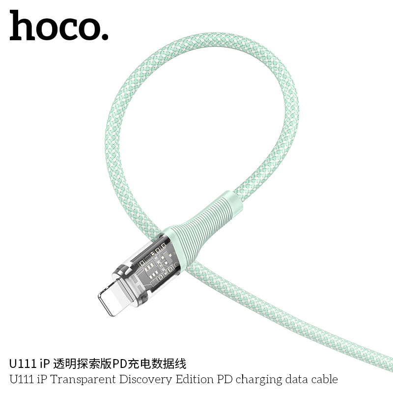 HD_SYNC:U111 Type-C to Type-C Transparent Discovery Edition 60W charging data cable