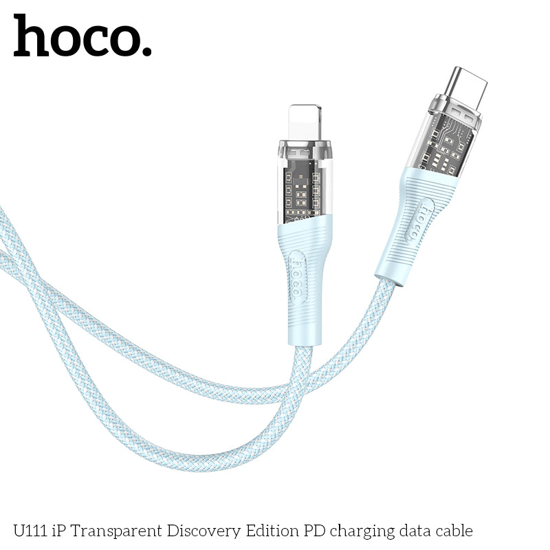 HD_SYNC:U111 Type-C to Type-C Transparent Discovery Edition 60W charging data cable