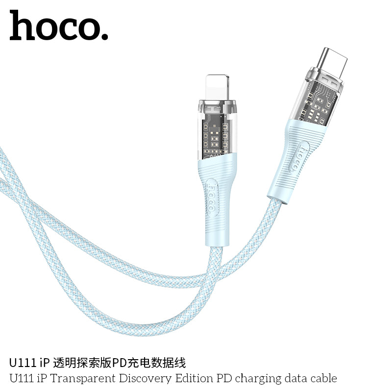 HD_SYNC:U111 Type-C to Type-C Transparent Discovery Edition 60W charging data cable