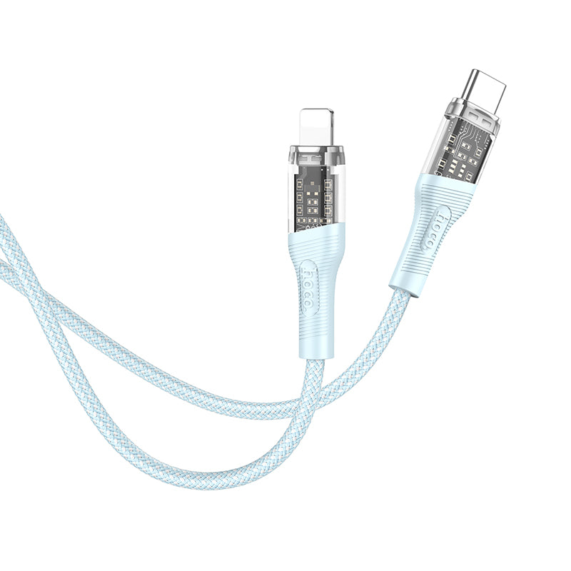 HD_SYNC:U111 Type-C to Type-C Transparent Discovery Edition 60W charging data cable