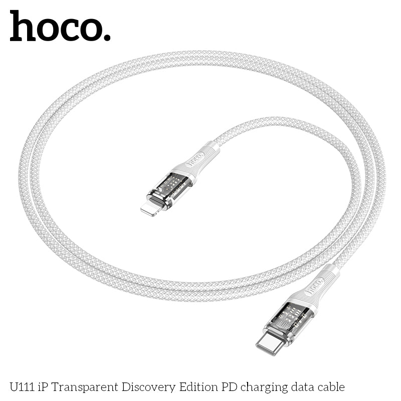 HD_SYNC:U111 Type-C to Type-C Transparent Discovery Edition 60W charging data cable