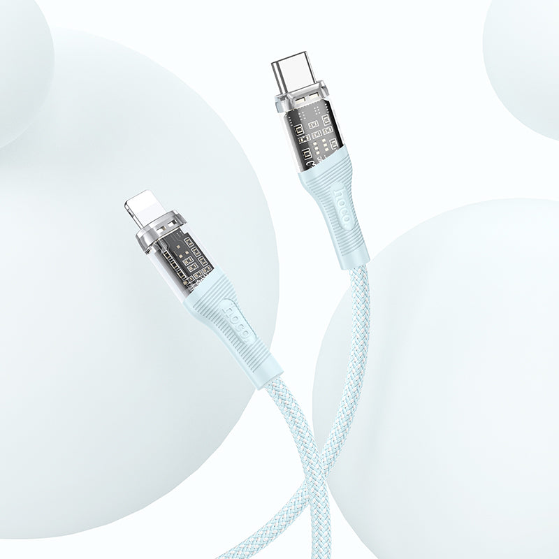 HD_SYNC:U111 Type-C to Type-C Transparent Discovery Edition 60W charging data cable