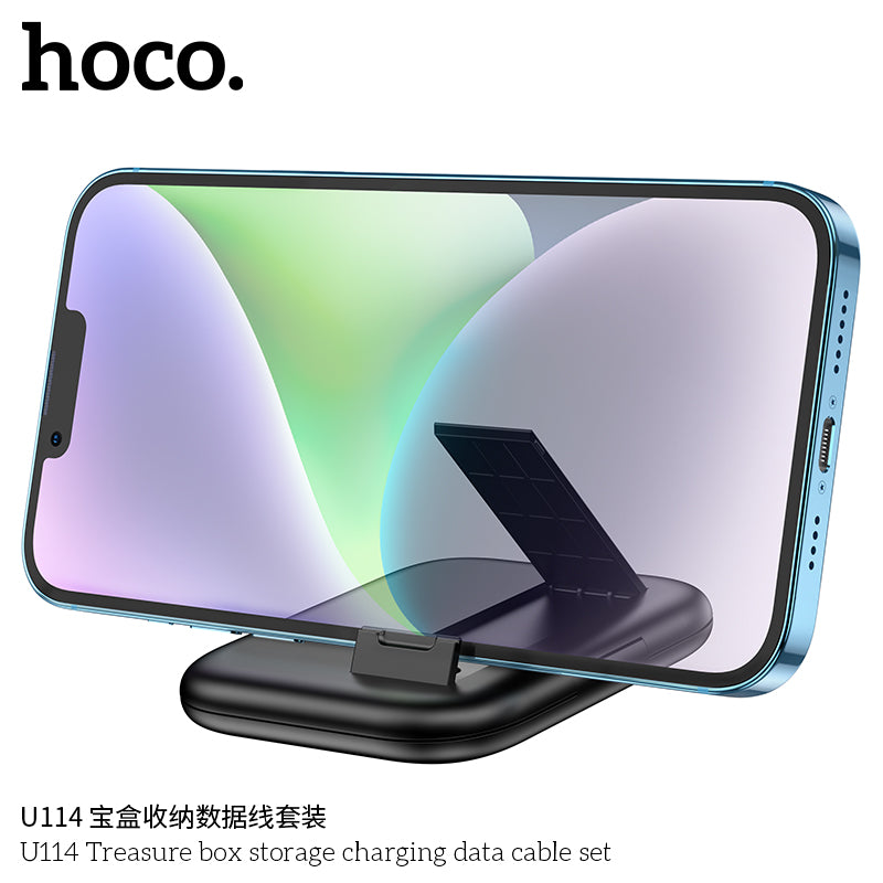 HD_SYNC:U114 Treasure box storage charging data cable set