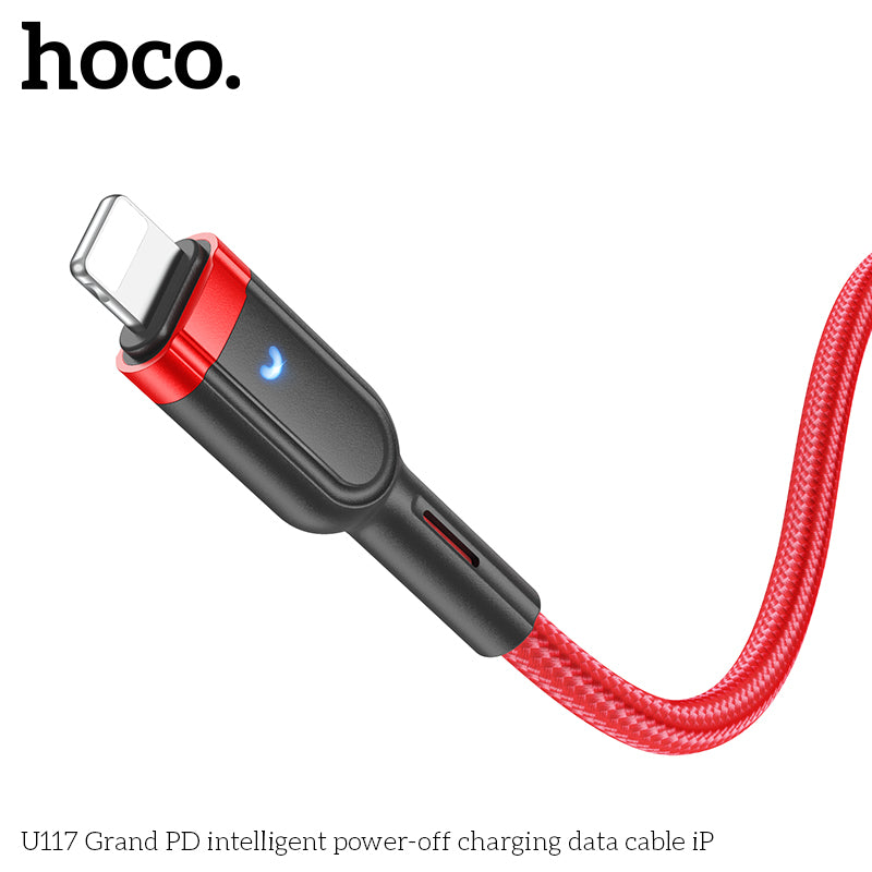 HD_SYNC:U117 Grand intelligent power-off charging data cable Type-C