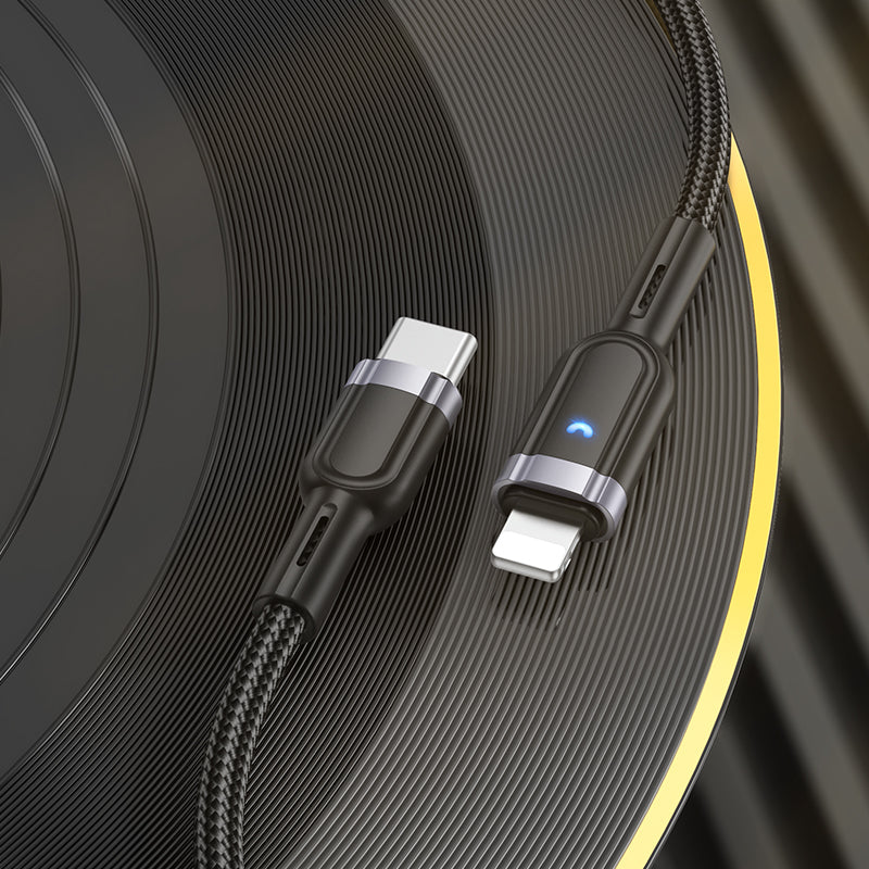 HD_SYNC:U117 Grand intelligent power-off charging data cable Type-C