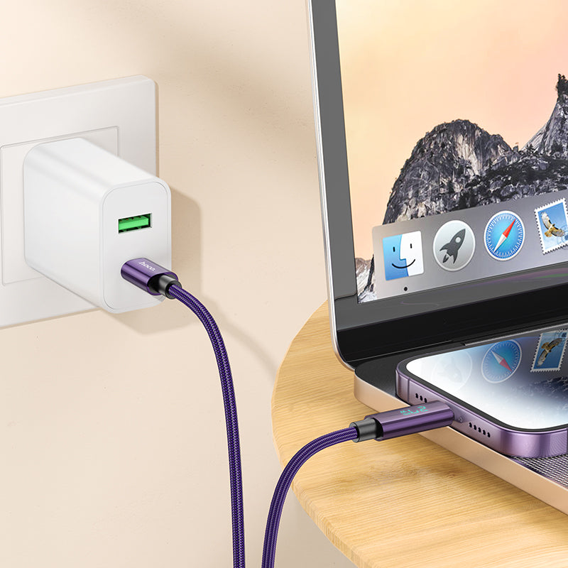 HD_SYNC:U125 Benefit 5A charging data cable with display Type-C