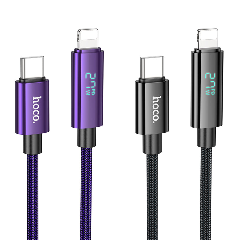 HD_SYNC:U125 Benefit PD charging data cable with display iP