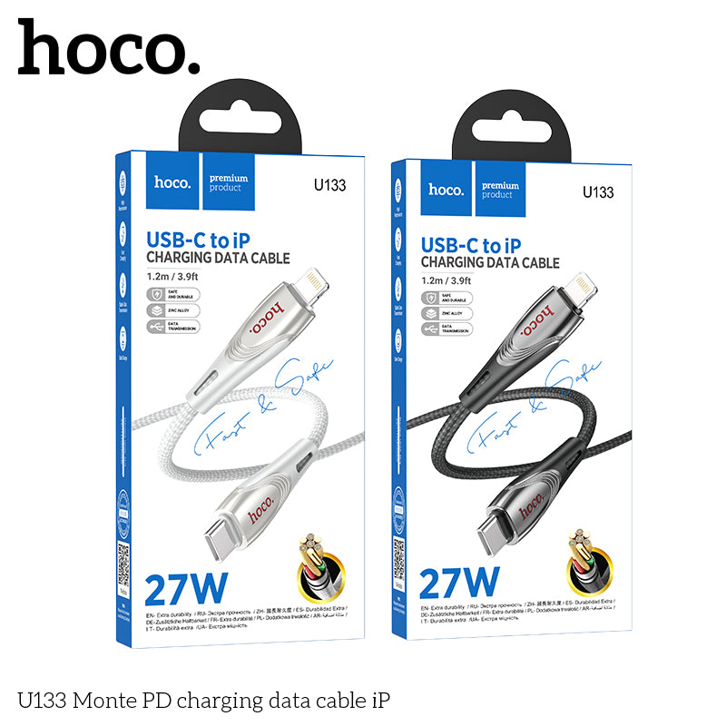 HD_SYNC:U133 Monte PD charging data cable iP
