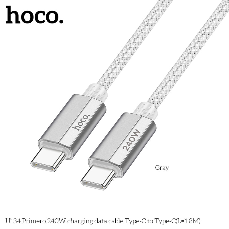 HD_SYNC:U134 Primero 240W charging data cable Type-C to Type-C(L=1.8M)