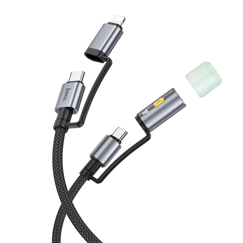 HD_SYNC:U138 All-in-one charging data cable C/iP to C/LED light