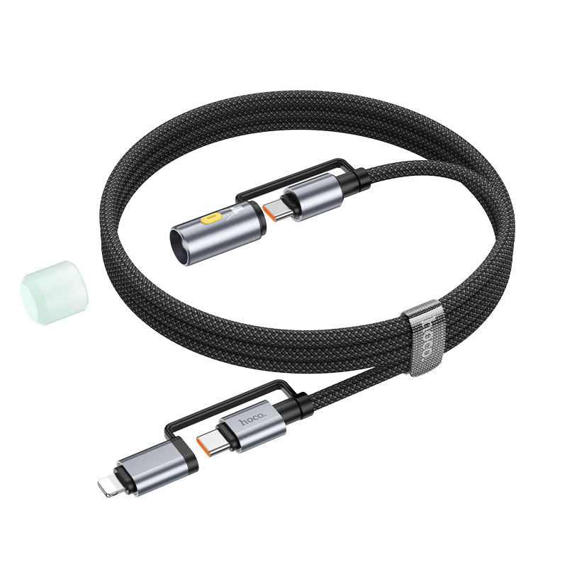 HD_SYNC:U138 All-in-one charging data cable C/iP to C/LED light