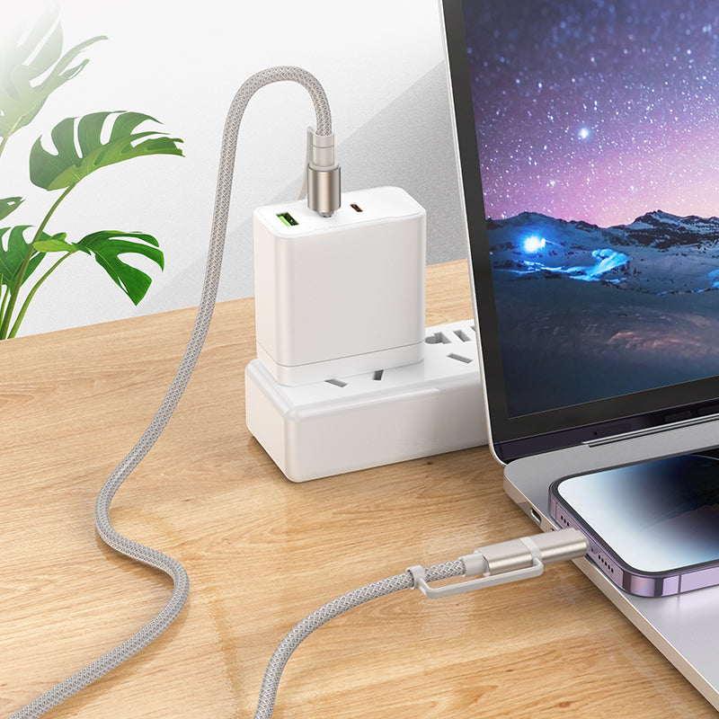 HD_SYNC:U138 All-in-one charging data cable C/iP to C/LED light