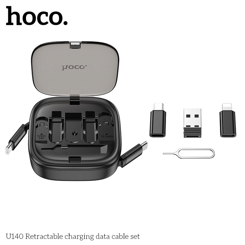 HD_SYNC:U140 Retractable charging data cable set
