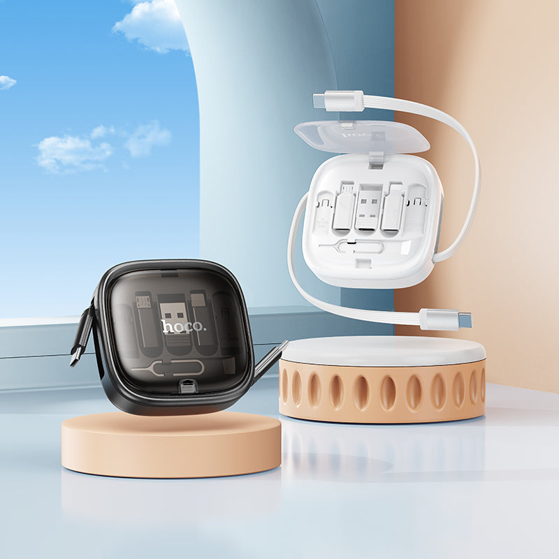 HD_SYNC:U140 Retractable charging data cable set