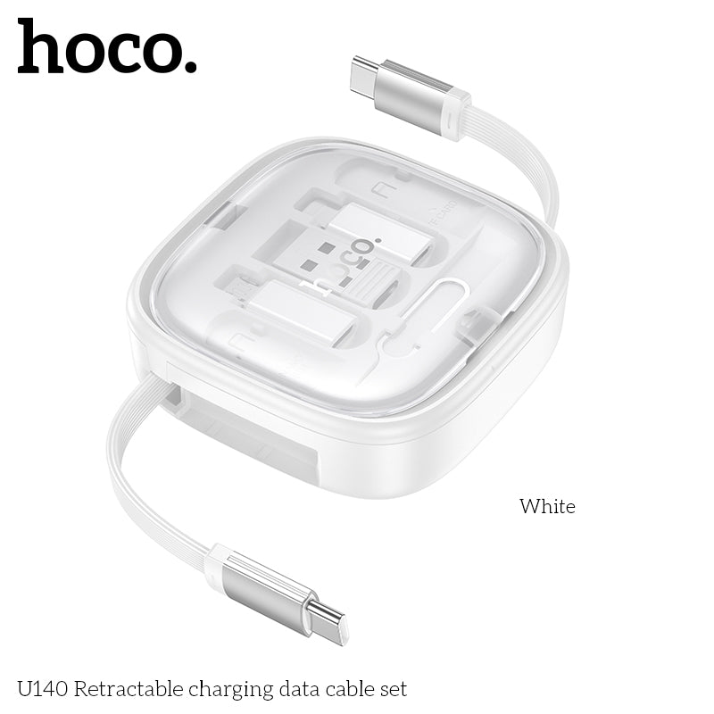HD_SYNC:U140 Retractable charging data cable set