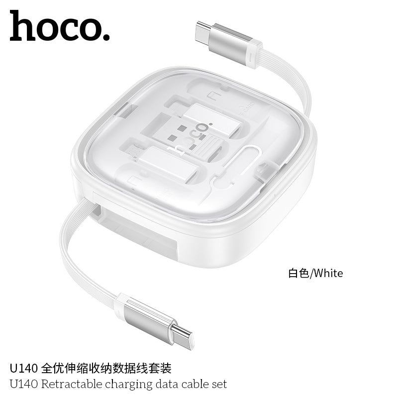 HD_SYNC:U140 Retractable charging data cable set