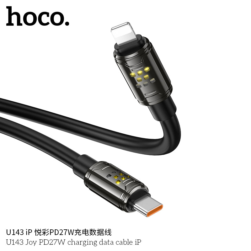 HD_SYNC:U143 Joy 240W 4-in-1 charging data cable USB/C to iP/C