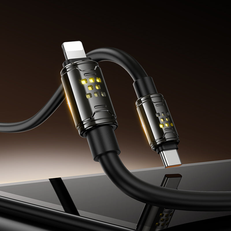 HD_SYNC:U143 Joy 240W 4-in-1 charging data cable USB/C to iP/C