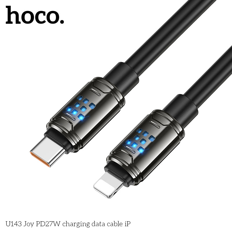 HD_SYNC:U143 Joy 240W 4-in-1 charging data cable USB/C to iP/C