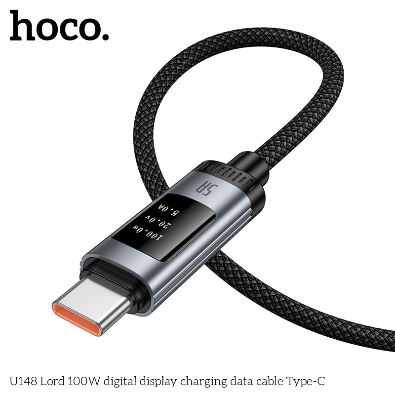 HD_SYNC:U148 Lord 100W digital display charging data cable Type-C