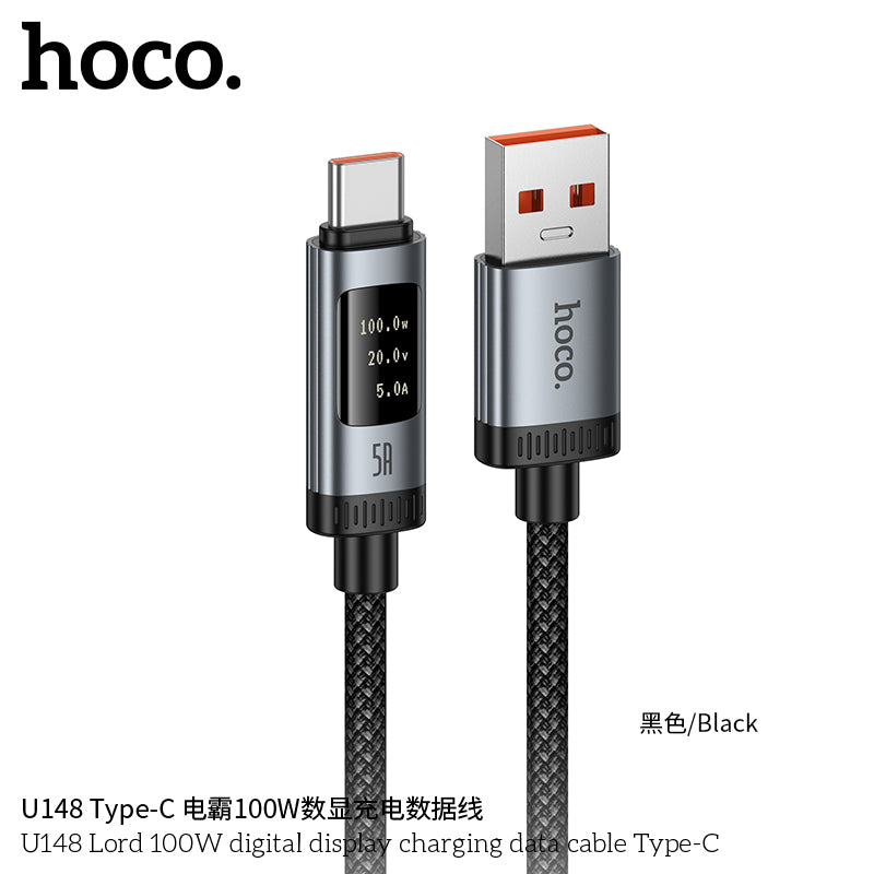 HD_SYNC:U148 Lord 100W digital display charging data cable Type-C